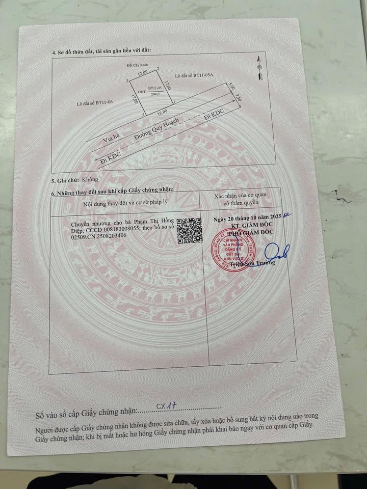 Bán lô biệt thự giá chỉ 3 tỷ tại phường Mỹ Lâm, Tuyên Quang - Đất thổ cư 204m²