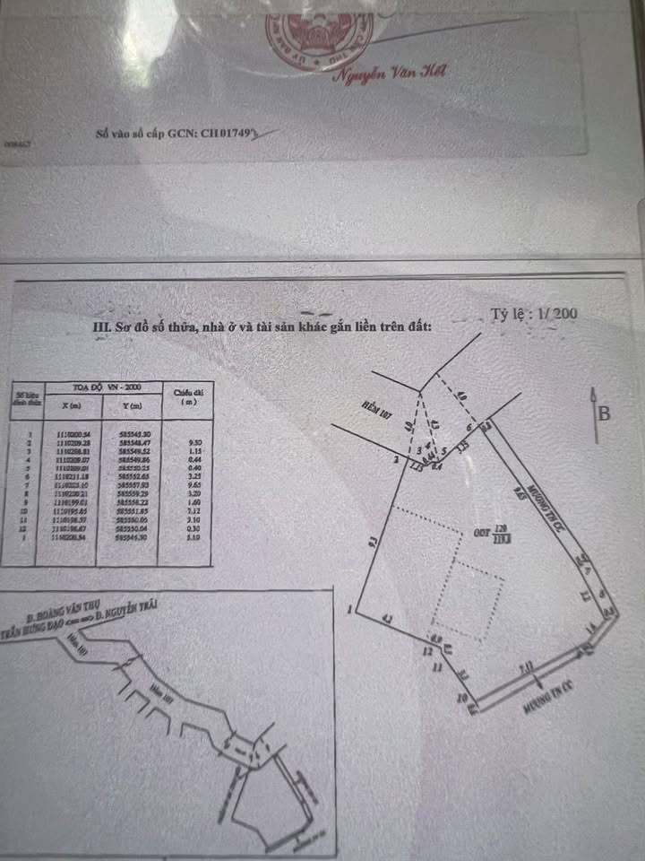 Đất nền 120m² hẻm 107 Hoàng Văn Thụ, giá 3.4 tỷ - Đầu tư sinh lời ngay!
