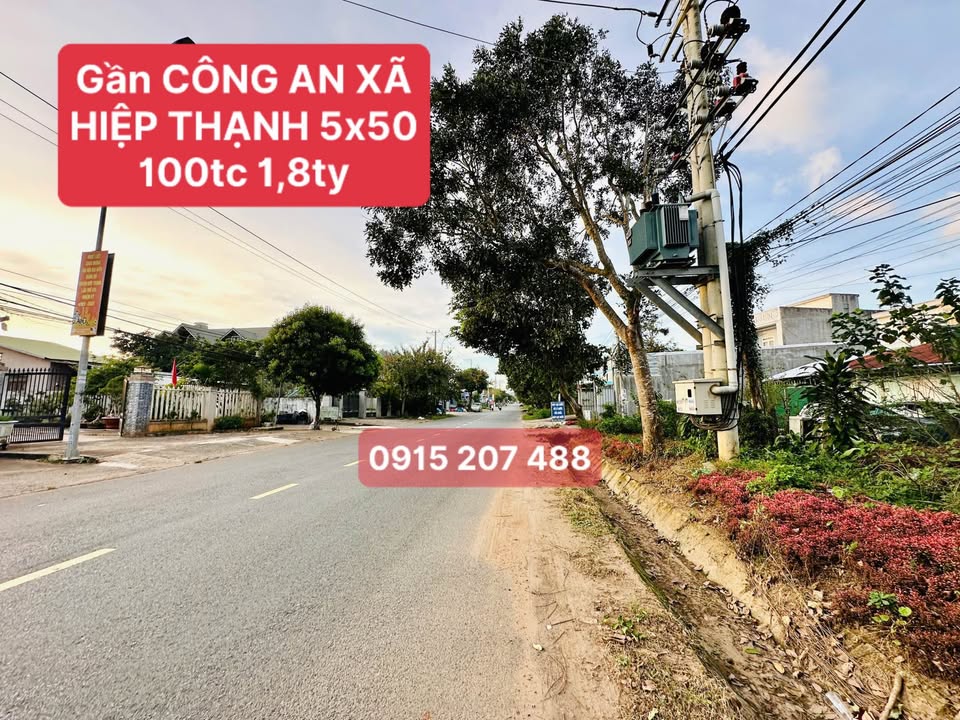 Đất Cư Xá Hiệp Thạnh Đức Trọng 100m² giá 1.8 tỷ - Đầu tư sinh lời ngay!