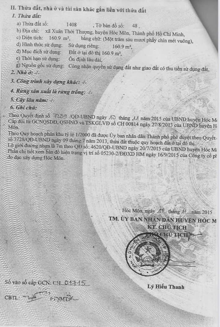 Đất sổ hồng riêng 162m² mặt tiền đường nhựa 7m ấp 3, Hóc Môn - Giá 4.5 tỷ, bớt lộc!