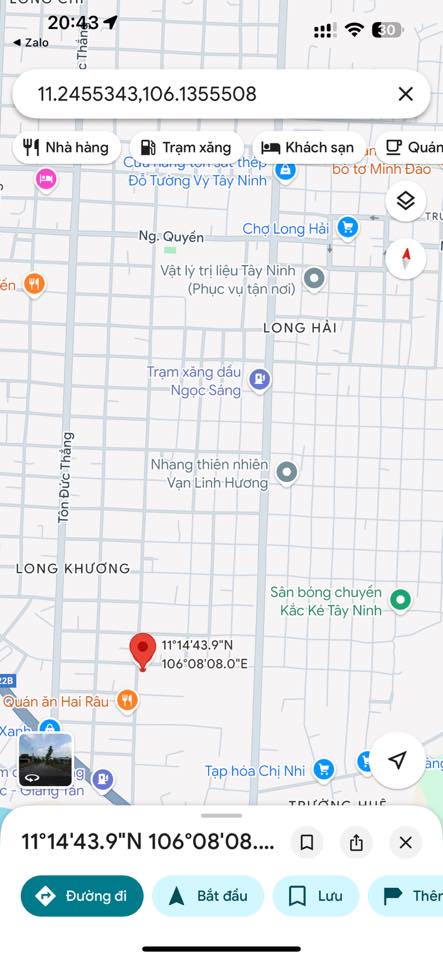 Đất mặt tiền đường Nguyễn Chí Thanh, Hòa Thành, Tây Ninh 388.8m² giá 350 triệu - Cơ hội đầu tư tốt!