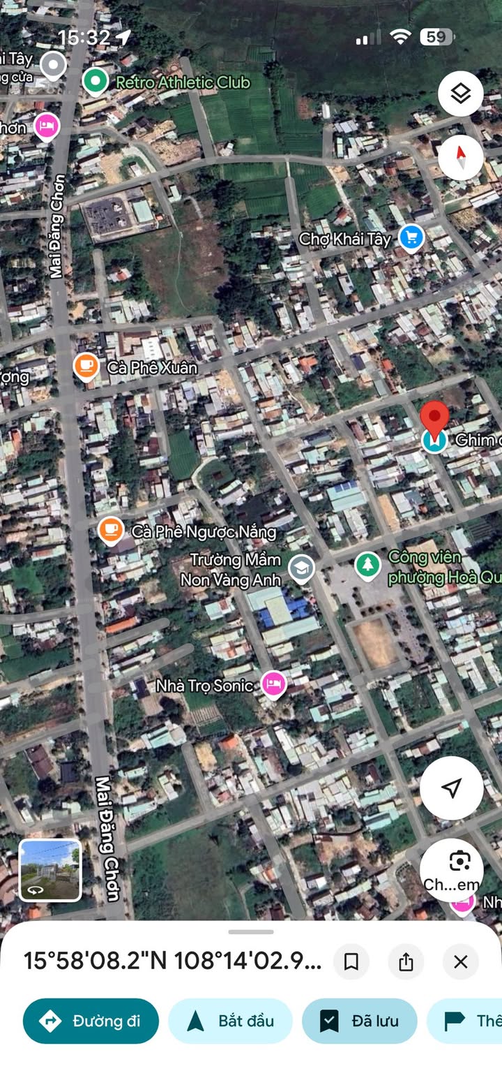 Đất nền Hòa Quý, Đà Nẵng 99.8m² giá 2.55 tỷ - Vị trí thuận lợi gần nhà máy may