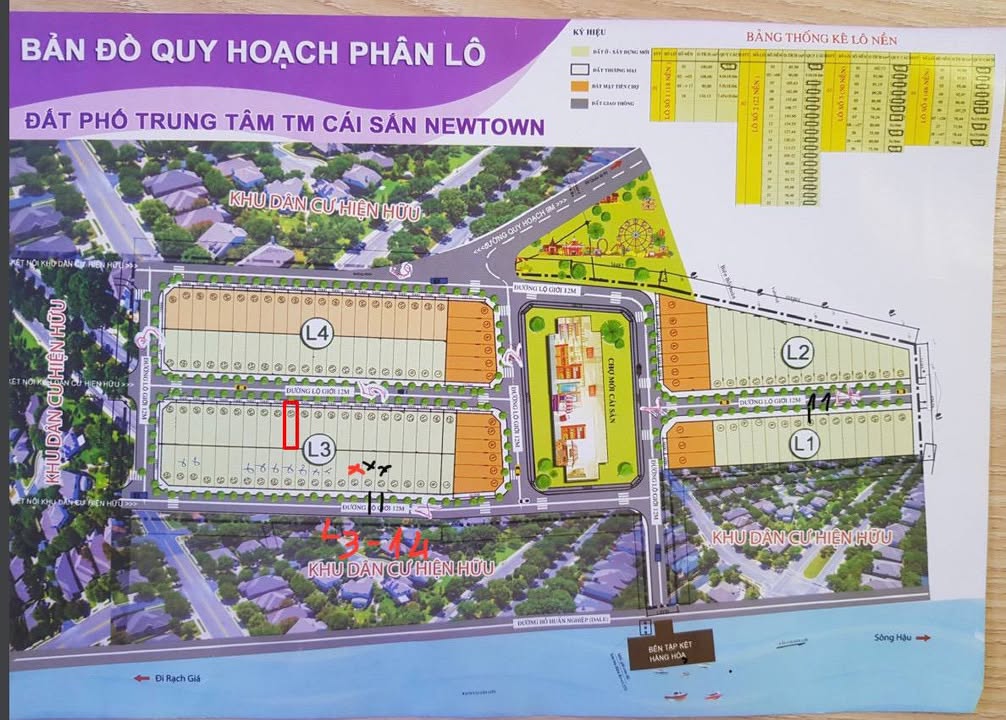 Đất nền kinh doanh chợ Cái Sắn, phường Mỹ Thạnh, TP Long Xuyên, An Giang - 80m² giá chỉ 1 tỷ!