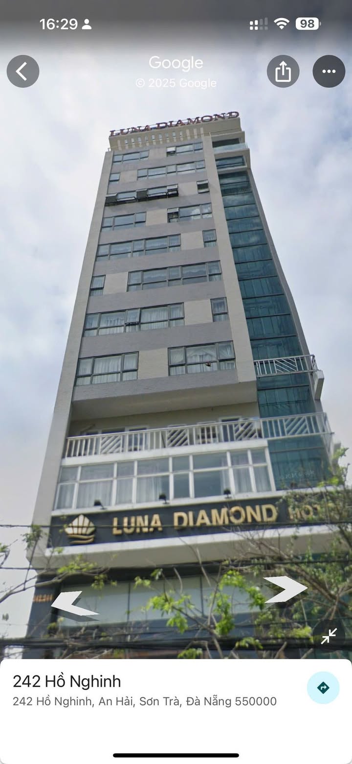 Khách sạn 15 tầng đường Hồ Nghinh Đà Nẵng 252m² giá 133 tỷ - Cơ hội đầu tư hấp dẫn!