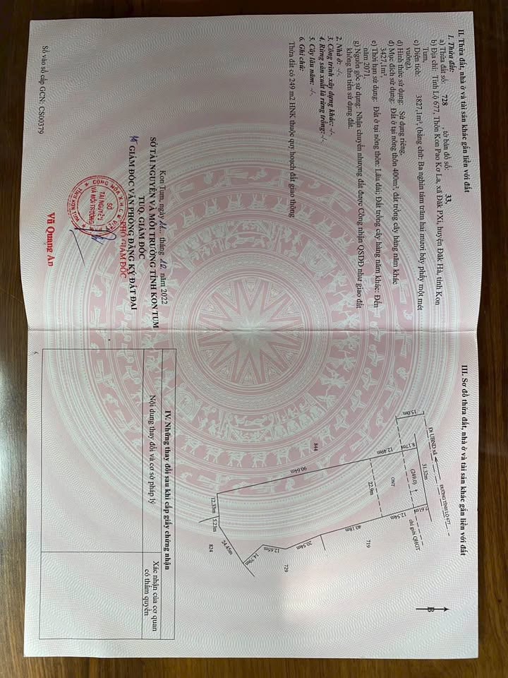 Đất thổ cư Đắk Pxi, Đắk Hà 3827m² - Đầu tư sinh lời ổn định!