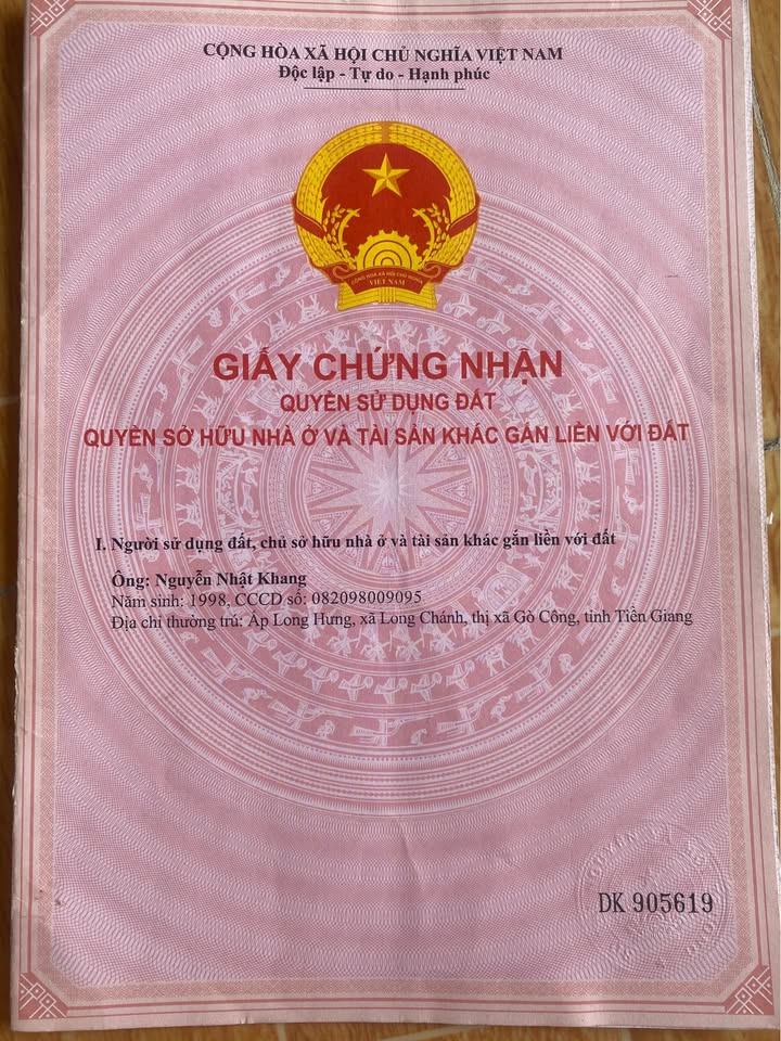 Nhà cấp 4 và đất nền 169.1m² tại Phường Long Hưng, Đồng Tháp - Bán gấp chỉ 1 tỷ!