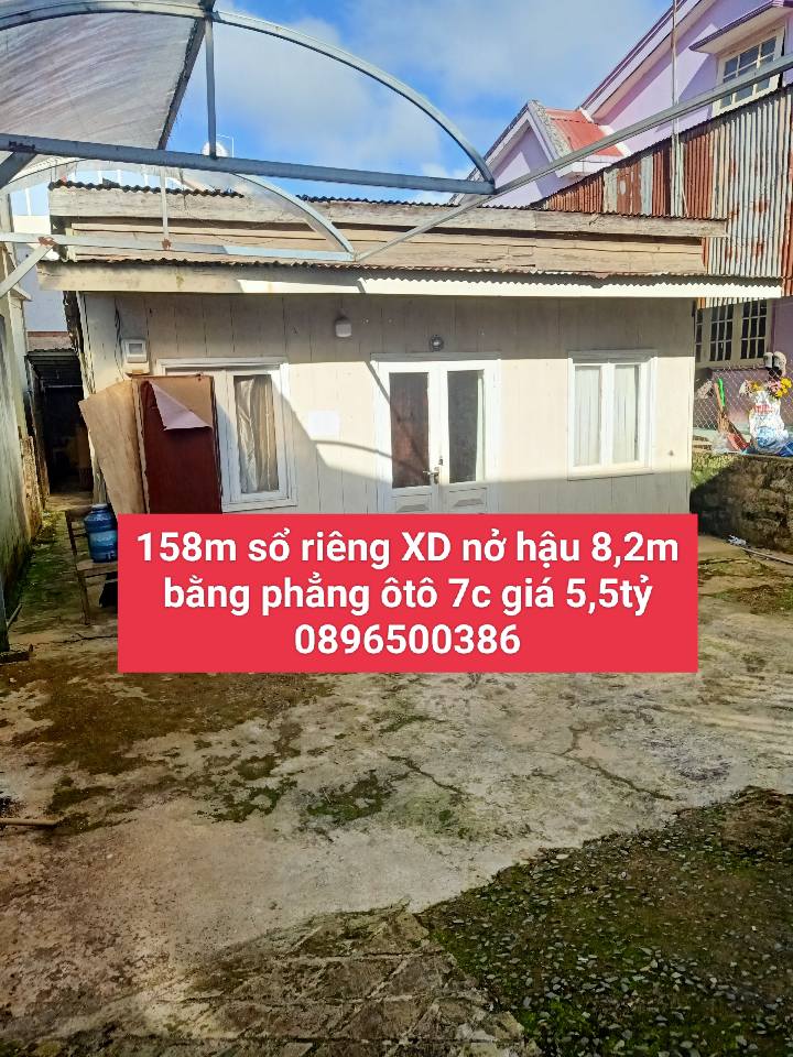 Bán đất tặng nhà tại Thái Phiên, Đà Lạt 158m² giá 5.5 tỷ - Vị trí đắc địa!