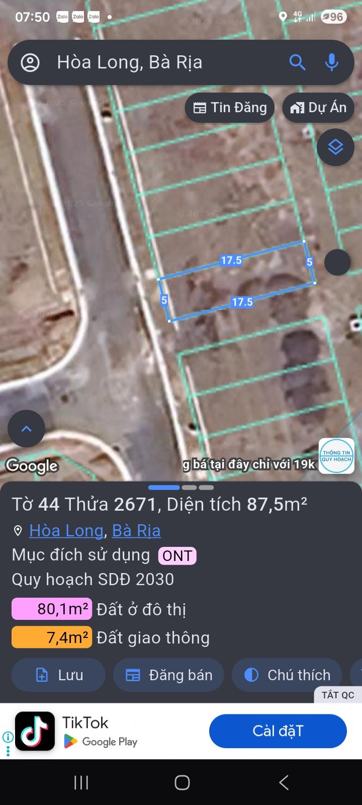 Đất nền Hòa Long, Bà Rịa 87m² giá 2 tỷ - Cơ hội đầu tư sinh lời!