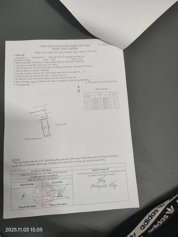 Nhà mặt tiền đường chính phường Hồng An, Hải Phòng 66m² giá 2 tỷ - Đầu tư sinh lời ngay!