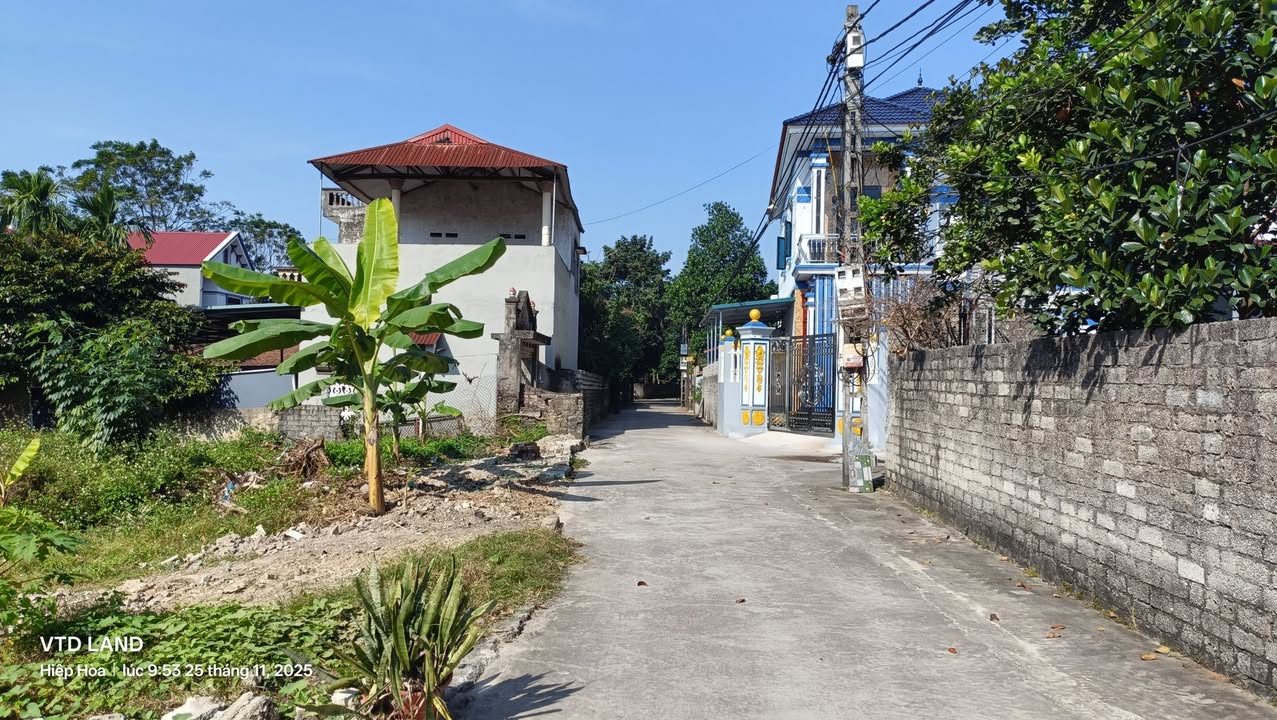 Lô đất 125m² tại Phúc Thắng, Hiệp Hòa - Giá chỉ 800 triệu, đầu tư sinh lời ngay!