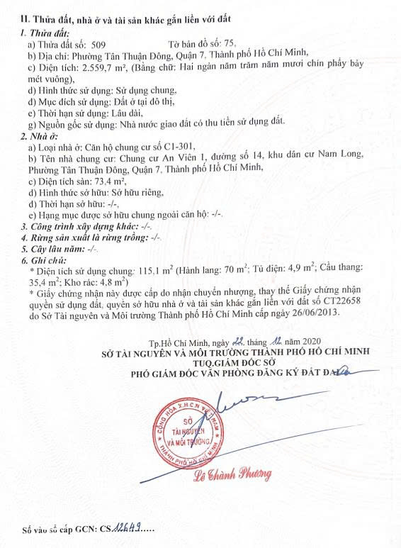 Căn hộ An Viên 1 quận 7 74m² giá 3.68 tỷ - Vị trí thuận lợi, nội thất cơ bản!