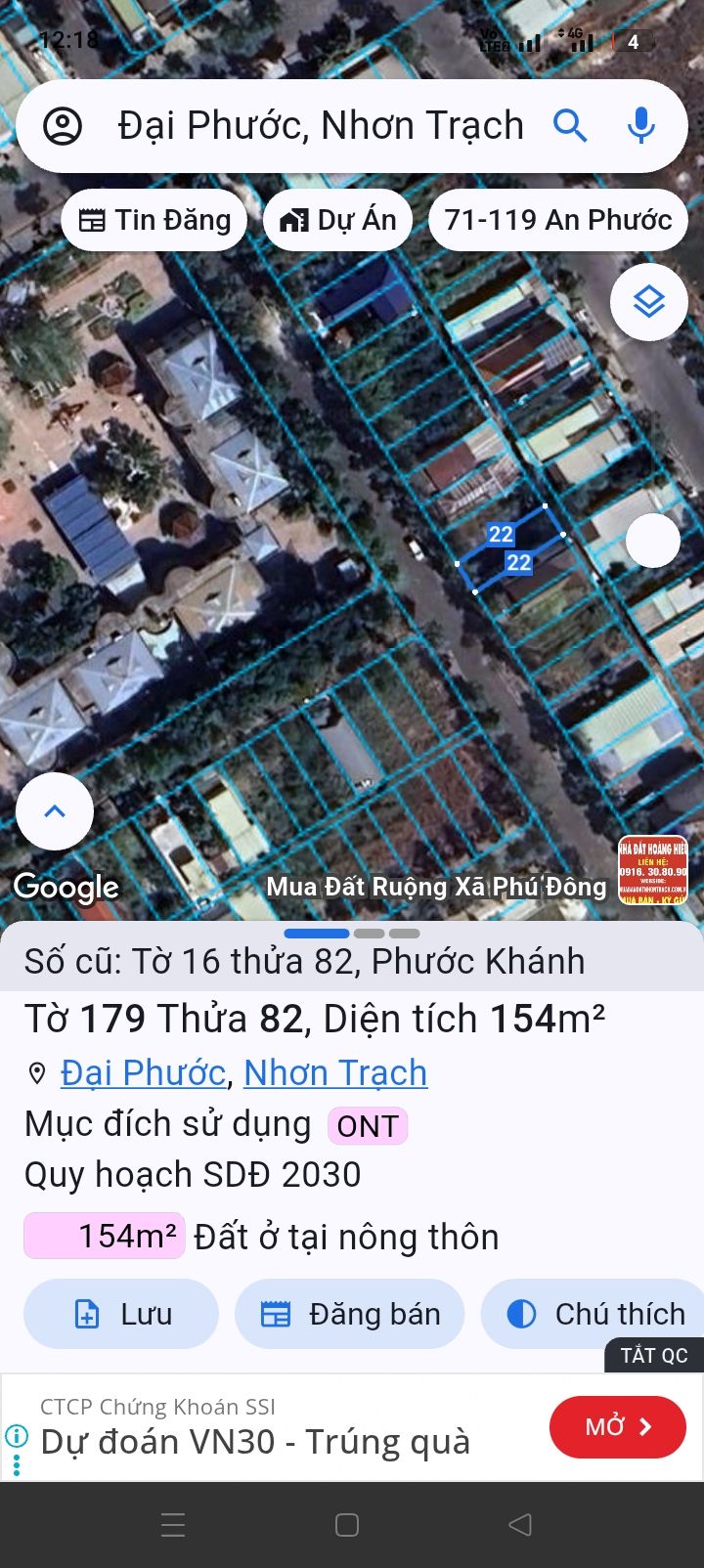 Đất nền Phước Khánh Nhơn Trạch 154m² - Vị trí gần chợ và trường học