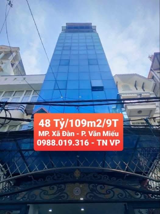 Toà nhà VP mặt phố Xã Đàn 109m² giá 48 tỷ - Nội thất cao cấp, cho thuê 80 triệu/tháng!