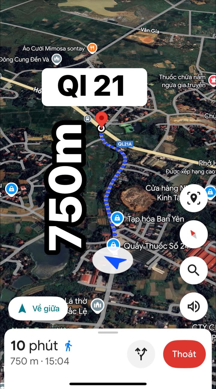 Đất nền phường Tùng Thiện 119m² giá 4 tỷ - Vị trí đắc địa gần trung tâm!