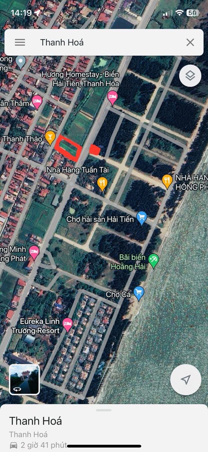 Đất thương mại dịch vụ 1900m² tại thôn Văn Phong, Hoằng Hóa - Cơ hội đầu tư tốt!