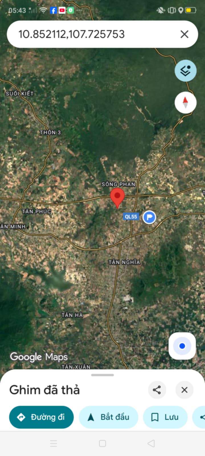 Đất farm 5,1ha tại xã Sông Phan, Hàm Tân - Đầu tư lý tưởng với giá tốt!