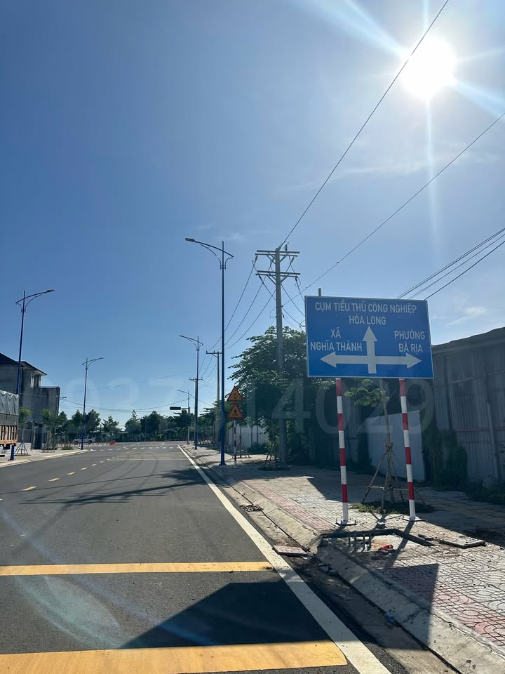 Đất thổ cư 100m² đường 25 Hòa Long, Bà Rịa - Giá 1.23 tỷ - Cơ hội đầu tư hấp dẫn!
