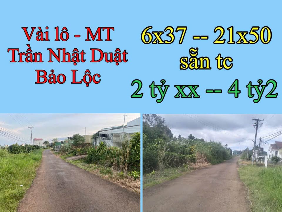 Đất mặt tiền Trần Nhật Duật, Bảo Lộc 228m² giá 2 tỷ - Cơ hội đầu tư tuyệt vời!