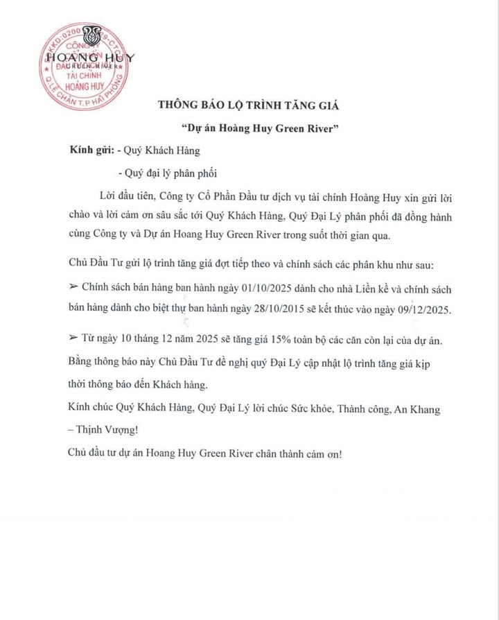 Shophouse Hoàng Huy Green River 82,5m² giá 7,935 tỷ - Tặng quà trị giá 400 triệu!