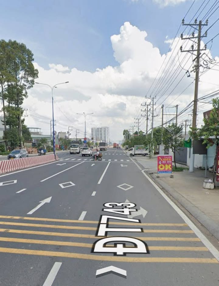 Đất nền mặt tiền ĐT743 An Phú Bình Dương 1191m² giá 16 tỷ - Đầu tư sinh lời ngay!