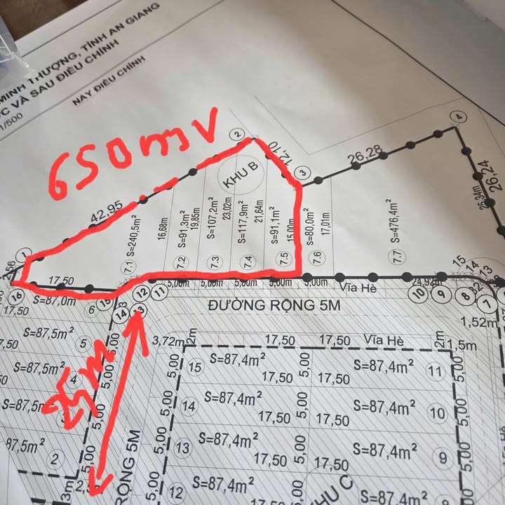 Đất 100% thổ cư 650m² xã Minh Thuận, U Minh Thượng - Giá chỉ 2.1 tỷ!
