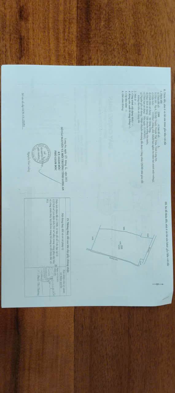 Đất nền ấp 4, xã Mỹ Thạnh, huyện Thủ Thừa, Long An 11.270m² giá 4.5 tỷ - Đầu tư sinh lời hấp dẫn!