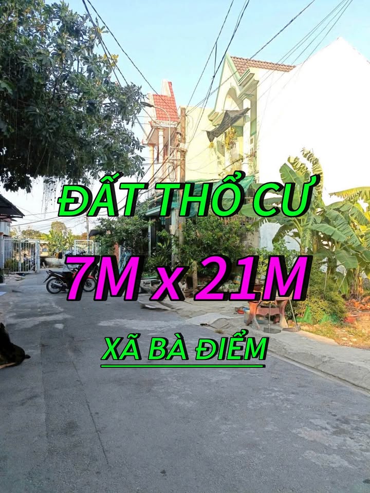 Lô đất Bà Điểm Hóc Môn 150.5m² giá 4.95 tỷ - Đầu tư sinh lời ngay!