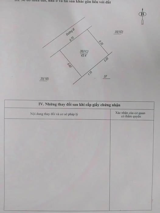 Đất thổ cư phường Sơn Tây 43m² - Gần trung tâm, giá tốt!