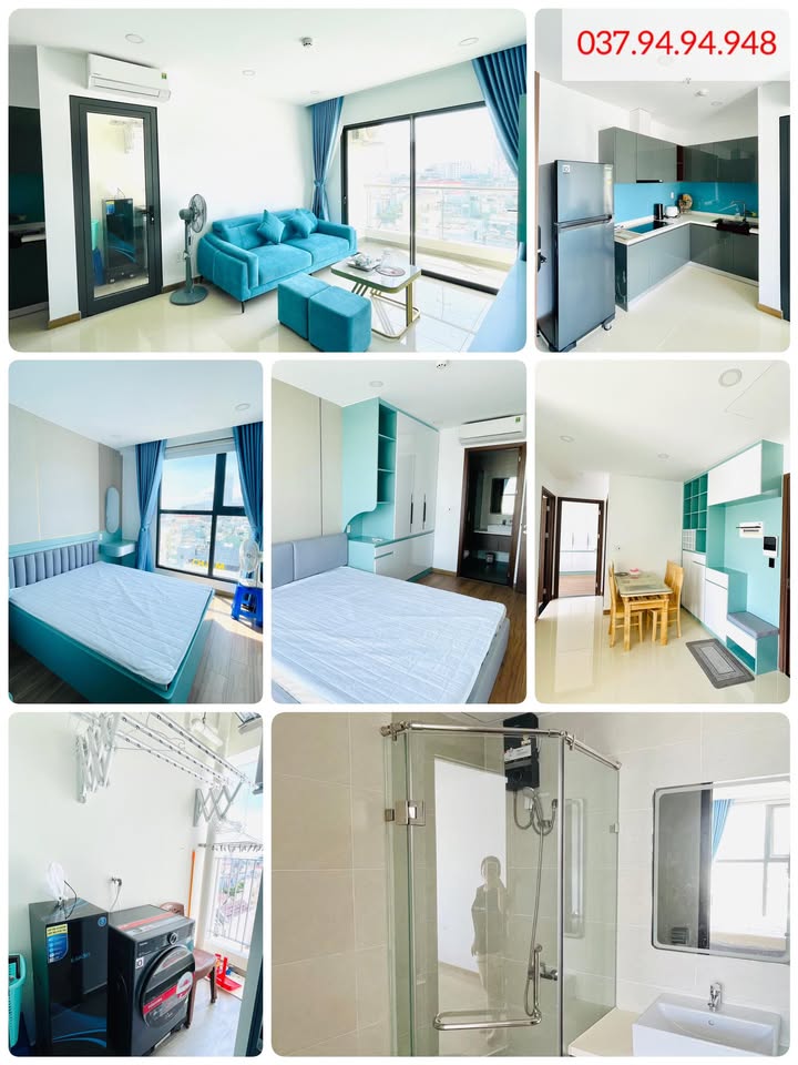 Căn hộ cao cấp Phú Tài Residence Quy Nhơn 72m² giá 7.5 triệu - Full nội thất, chỉ việc vào ở!