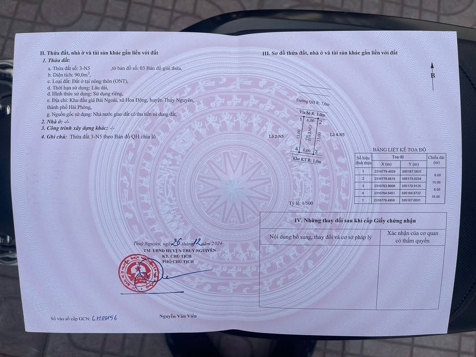 Đất nền đấu giá Bái Ngoài, Hải Phòng 90m² giá 4.6 tỷ - Đầu tư sinh lời tuyệt vời!