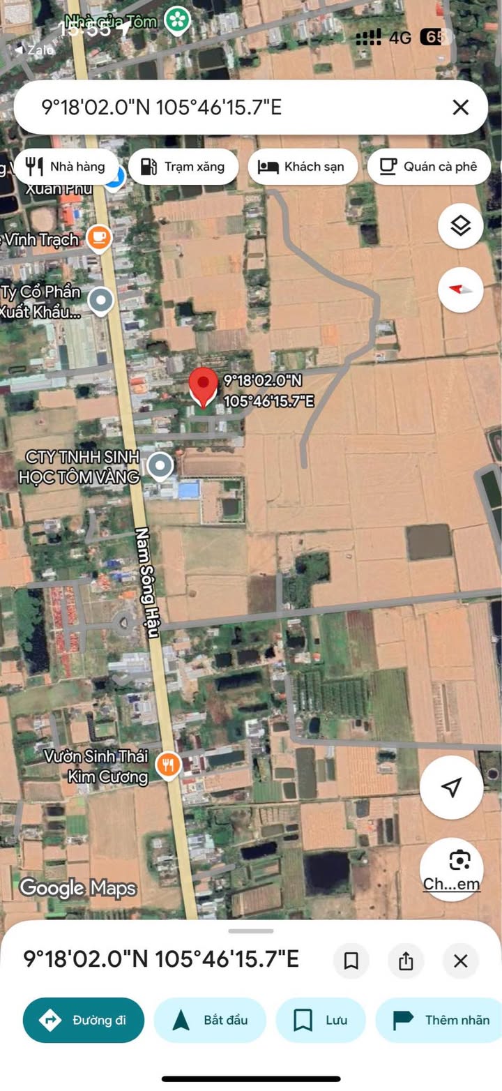 Đất nền Vĩnh Trạch Bạc Liêu 225m² giá chỉ 250 triệu - Đầu tư sinh lời ngay!