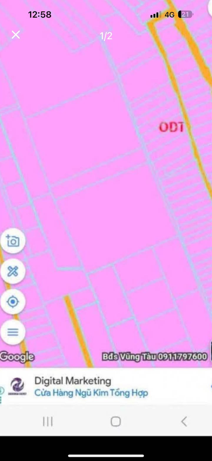 Đất hẻm 628 Rạch Dừa, Vũng Tàu 68m² giá 950 triệu - Sổ đỏ chính chủ!