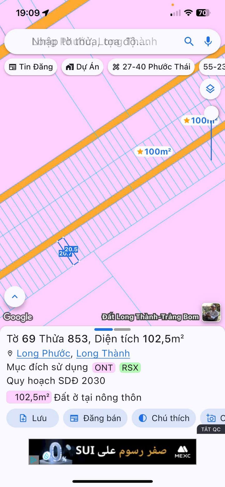 Đất thổ cư Long Phước Thủ Đức 102m² - Đầu tư sinh lời ngay!