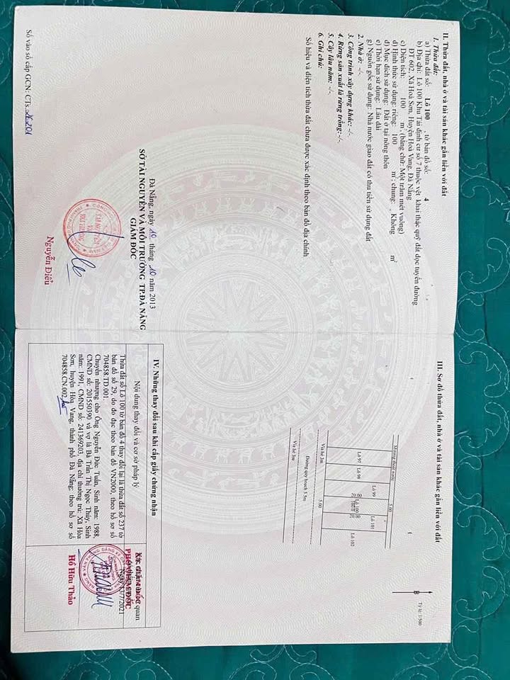 Đất nền Khu Tái định cư số 7, Đà Nẵng - 100m² giá 2.5 tỷ - Cơ hội đầu tư hấp dẫn!