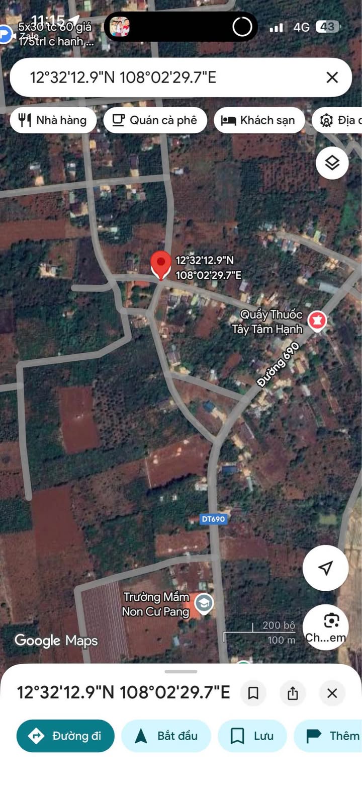 Lô đất mặt tiền Y Wang Ea Kao 200m² giá chỉ 1.19 tỷ - Đầu tư sinh lời nhanh!