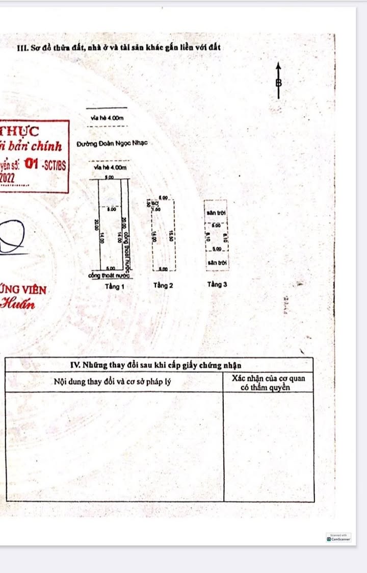 Nhà 3 tầng đường Đoàn Ngọc Nhạc, Cẩm Lệ, 200m² - Hướng Bắc, sổ đỏ chính chủ!