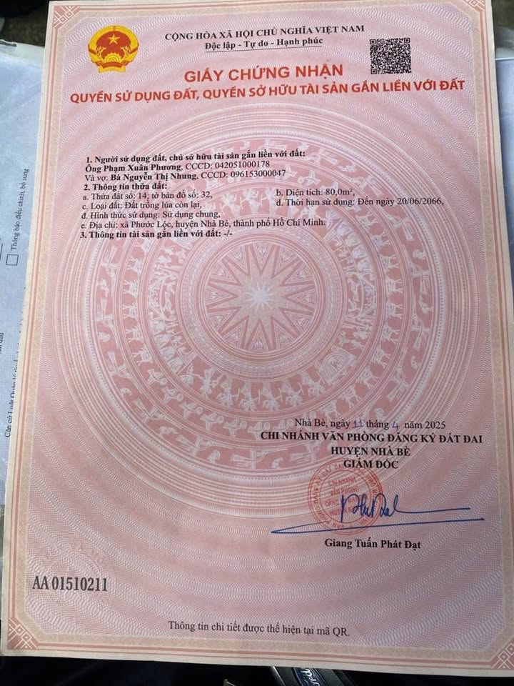 Đất nền Phạm Hùng, Nhà Bè 80m² giá 1.3 tỷ - Hẻm xe hơi, cơ hội đầu tư tuyệt vời!