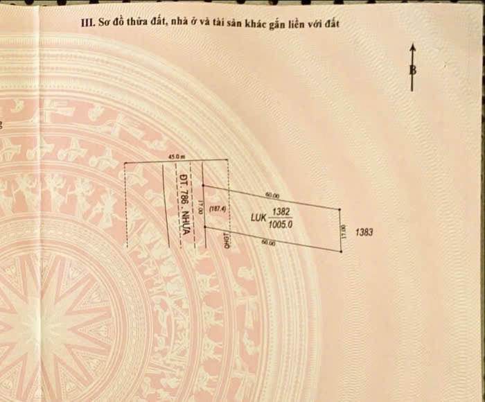 Đất nền mặt tiền ĐT 786, xã Thanh Điền, Tây Ninh 1020m² - Giá chỉ 3.23 tỷ!