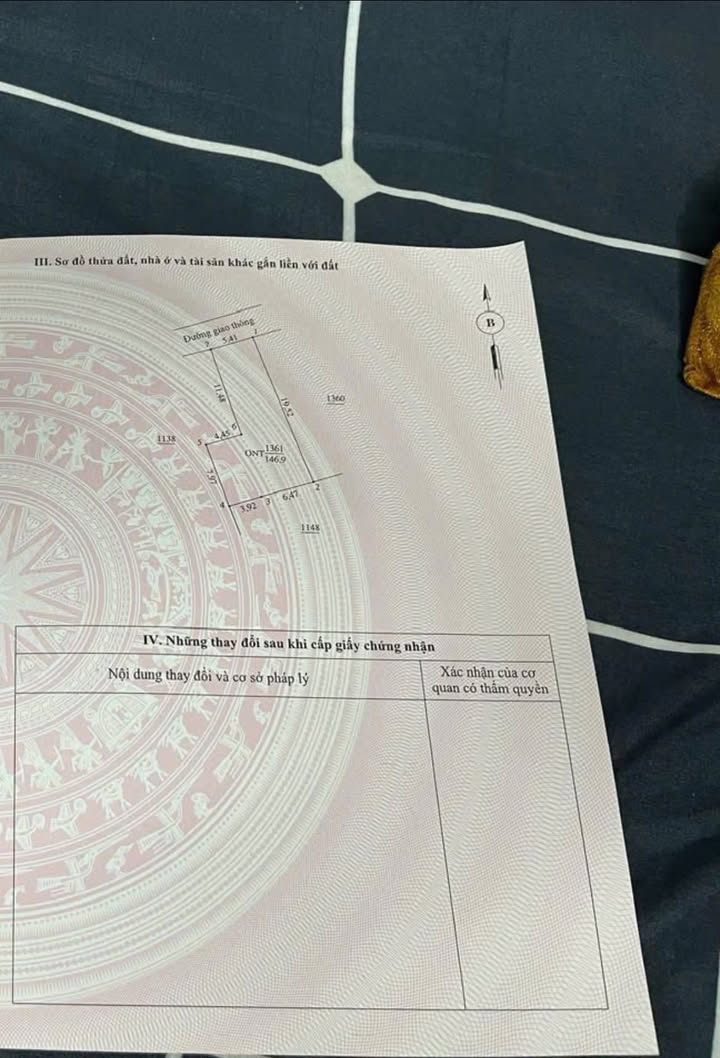 Đất thổ cư tại Thọ Tiến, Triệu Sơn 146.9m² - Cơ hội đầu tư hấp dẫn!