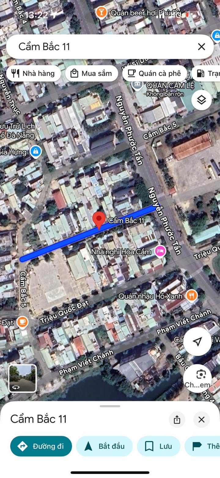 Đất nền 125m² đường Cẩm Bắc 11, Hòa Thọ Đông giá 5.5 tỷ - Cơ hội đầu tư hấp dẫn!