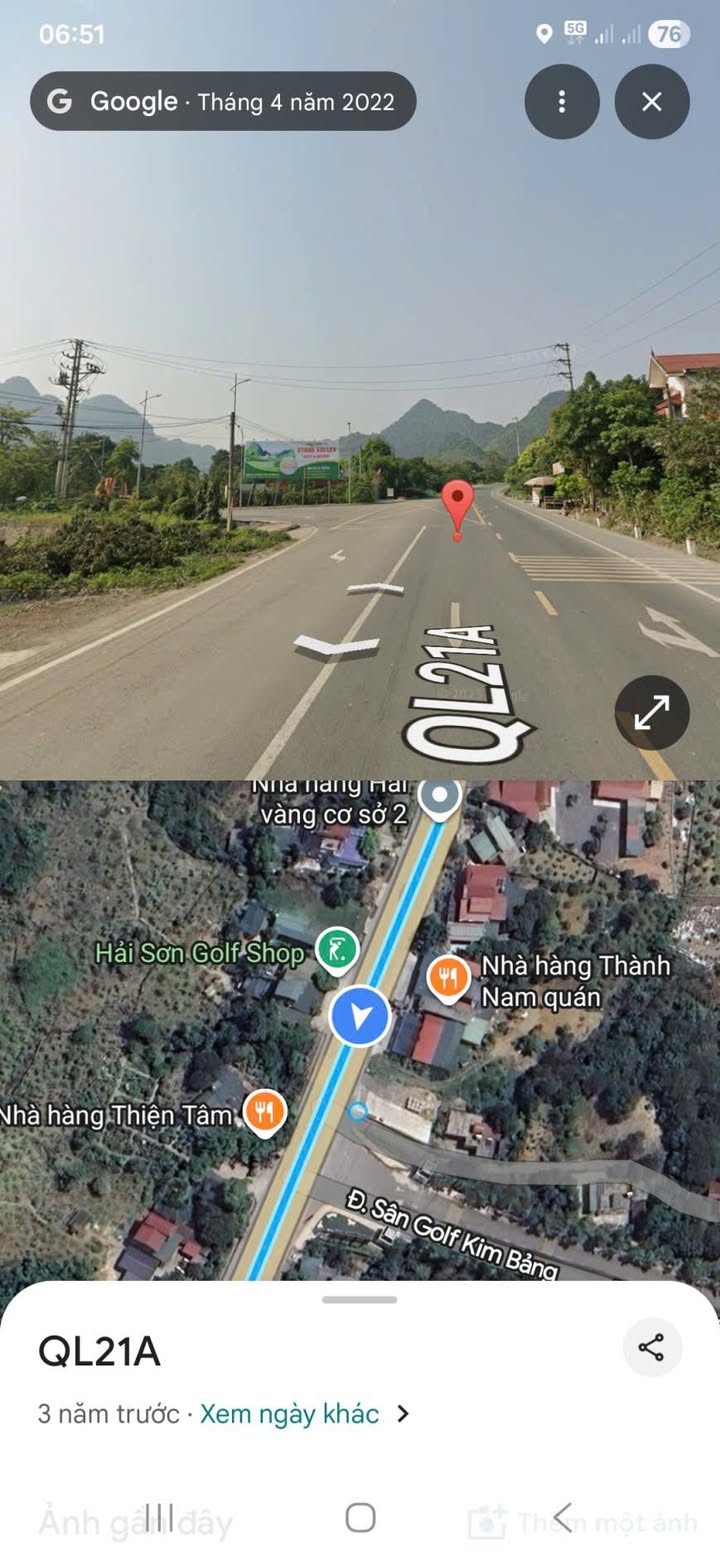 Đất nền mặt quốc lộ 21 tại Ba Sao 134m² - Đầu tư sinh lời ngay!