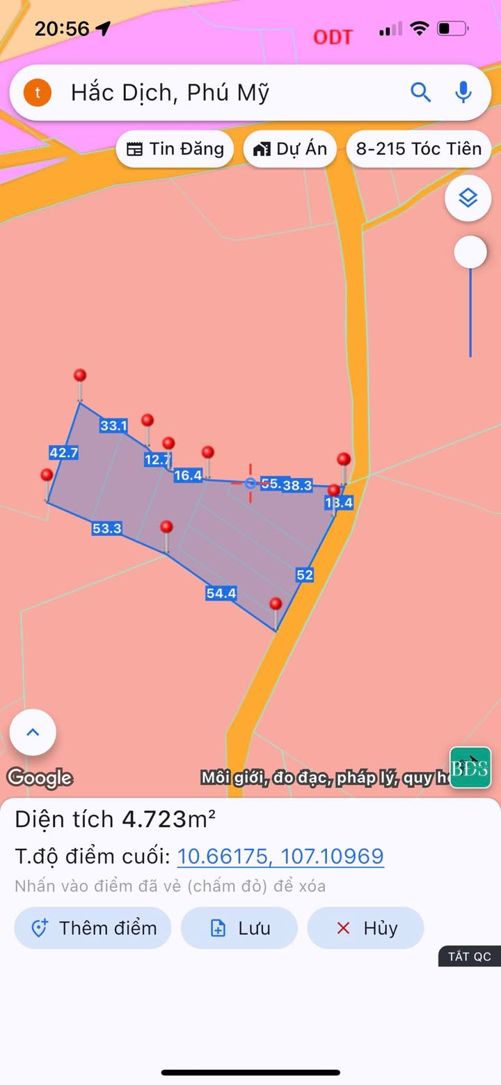 Đất nền khu phố 4, phường Tân Thành, 1692m² - Giá siêu hấp dẫn chờ bạn đầu tư!