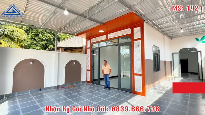 Nhà chữ L nở hậu Tây Ninh 111m² giá 1.59 tỷ - Phong thủy đẹp, gần Tòa Thánh