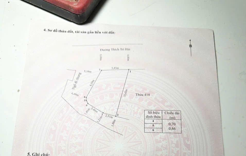 Nhà mặt đường Thích Trí, Lê Chân, Hải Phòng 54m² giá 4.65 tỷ - Đầu tư sinh lời ngay!