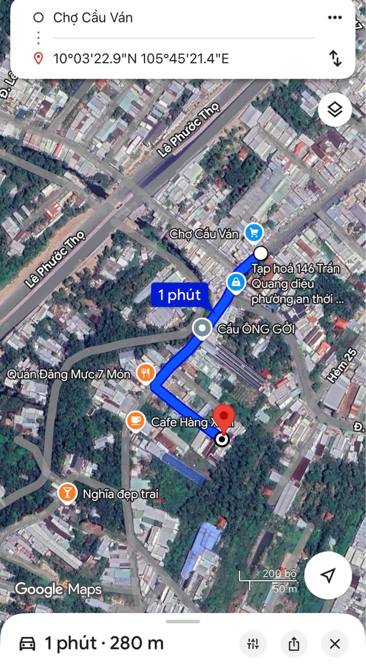 Nhà trệt 72m² tại Chợ Cầu Ván, An Thới, Cần Thơ - Giá chỉ 2.2 tỷ, thương lượng!