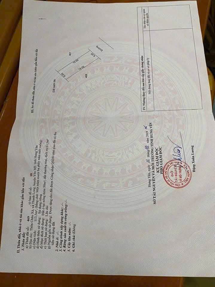 Đất nền siêu đẹp tại Châu Xá, Yên Mỹ, 113.5m² giá chỉ 4 tỷ - Cơ hội đầu tư lý tưởng!