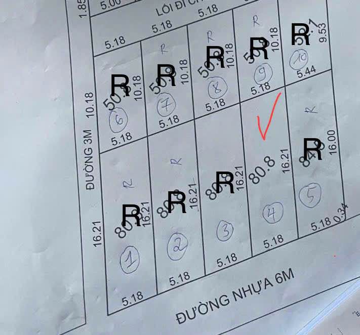 Đất nền xóm 5 Hưng Chính, TP Vinh 80.8m² giá 3.07 tỷ - Tiện ích đầy đủ, vị trí đẹp!