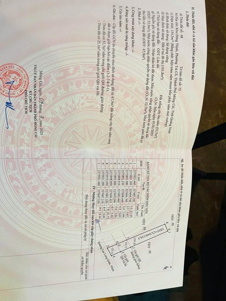 Đất nền Khu Đông Thịnh, Trà Cổ 154.5m² giá 8 tỷ - Tiềm năng sinh lời cao!