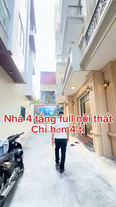 Nhà 4 tầng độc lập An Đồng An Dương 60m² giá 4 tỷ - Ô tô đỗ cửa, sẵn sàng vào ở!