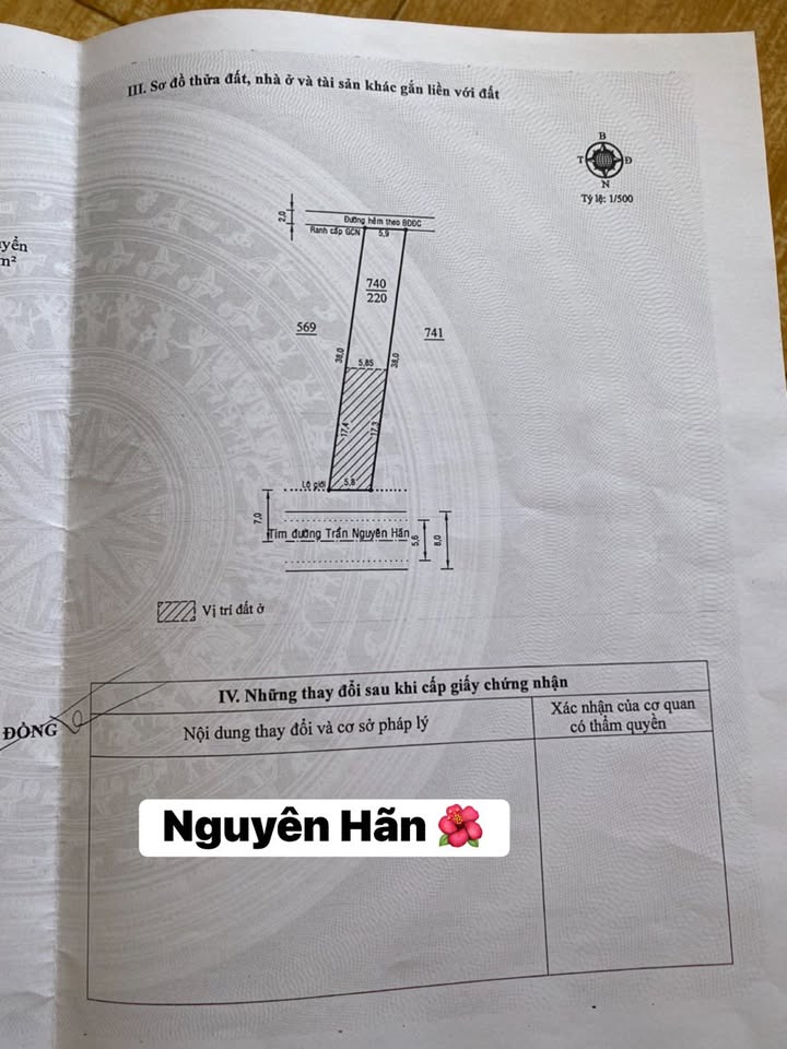 Nhà cấp 4 2 mặt tiền đường Trần Nguyên Hãn, Bảo Lộc 220.4m² giá 3.5 tỷ - Kinh doanh sầm uất!